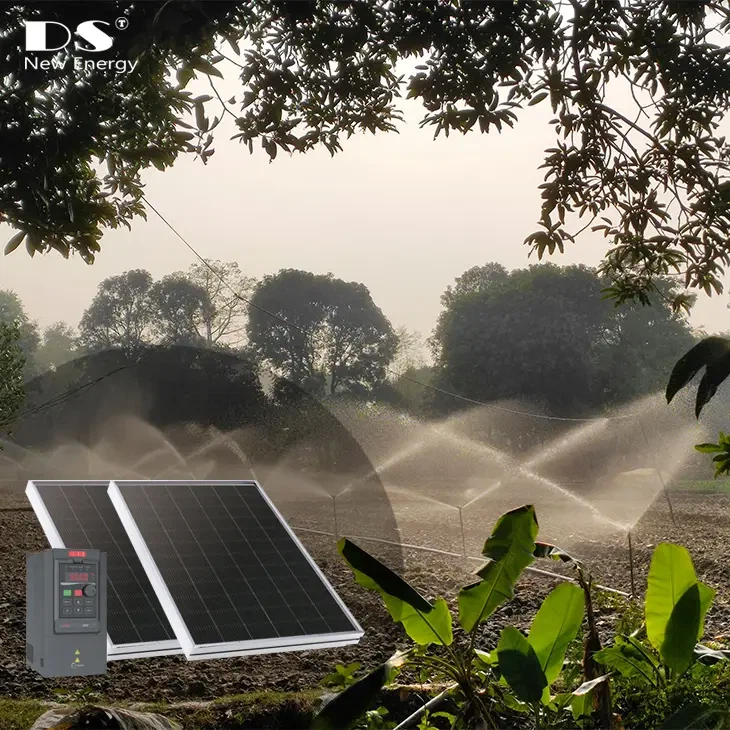 292.3kW panel solar berkuasa 160kW sistem pam air ac dengan struktur rak tanah tahan lama